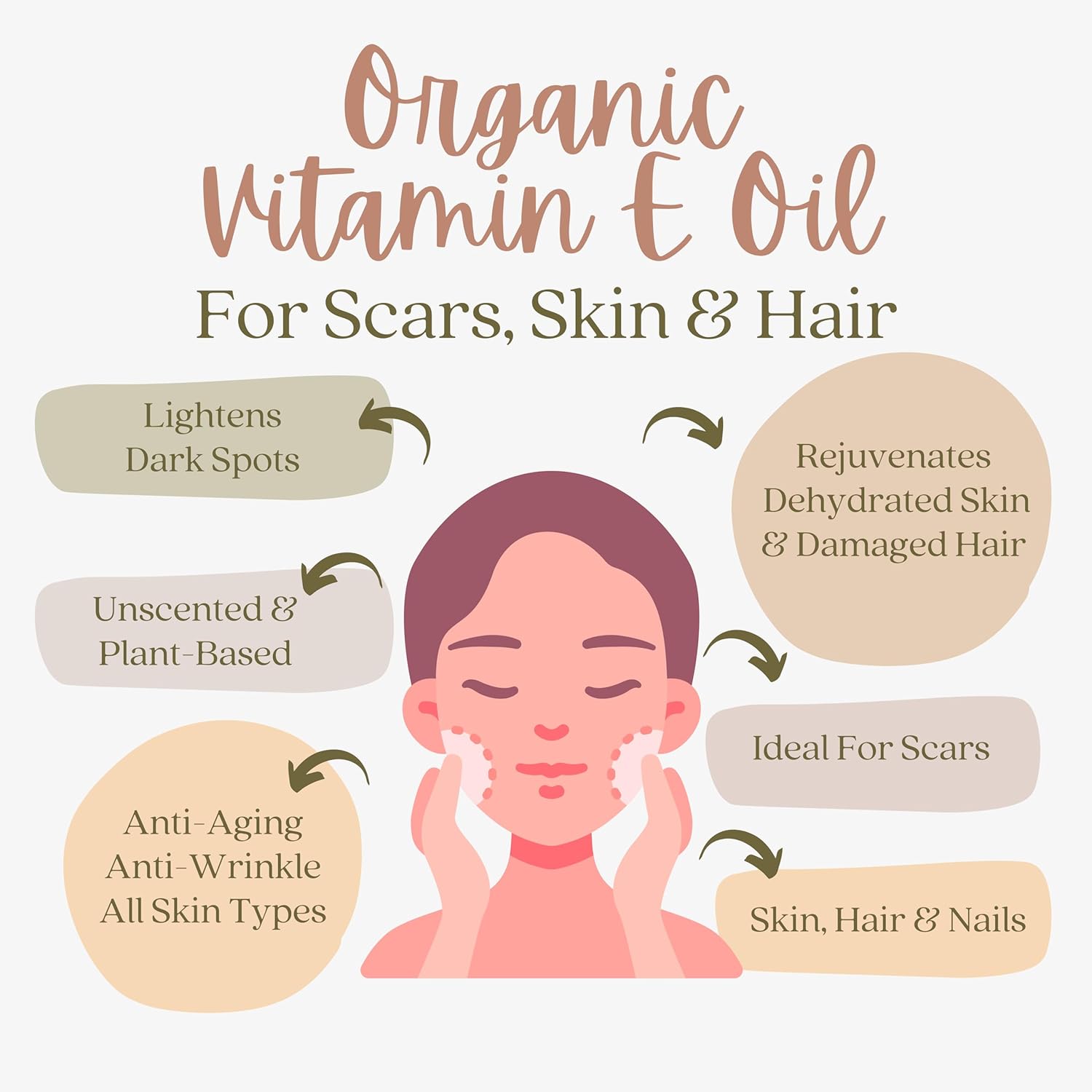 Organic Vitamin E Oil for Scars