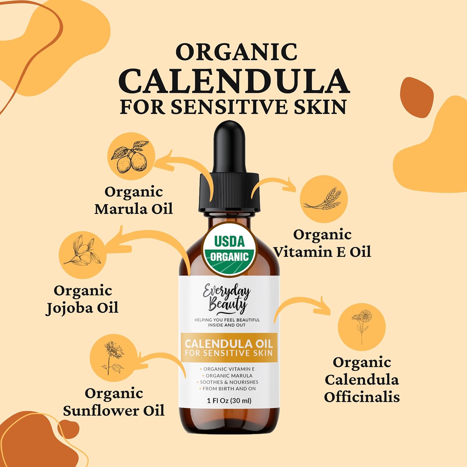 USDA Organic Calendula Oil