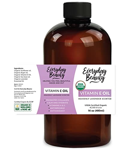 Organic Vitamin E Oil for Scars