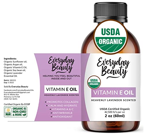 Organic Vitamin E Oil for Scars